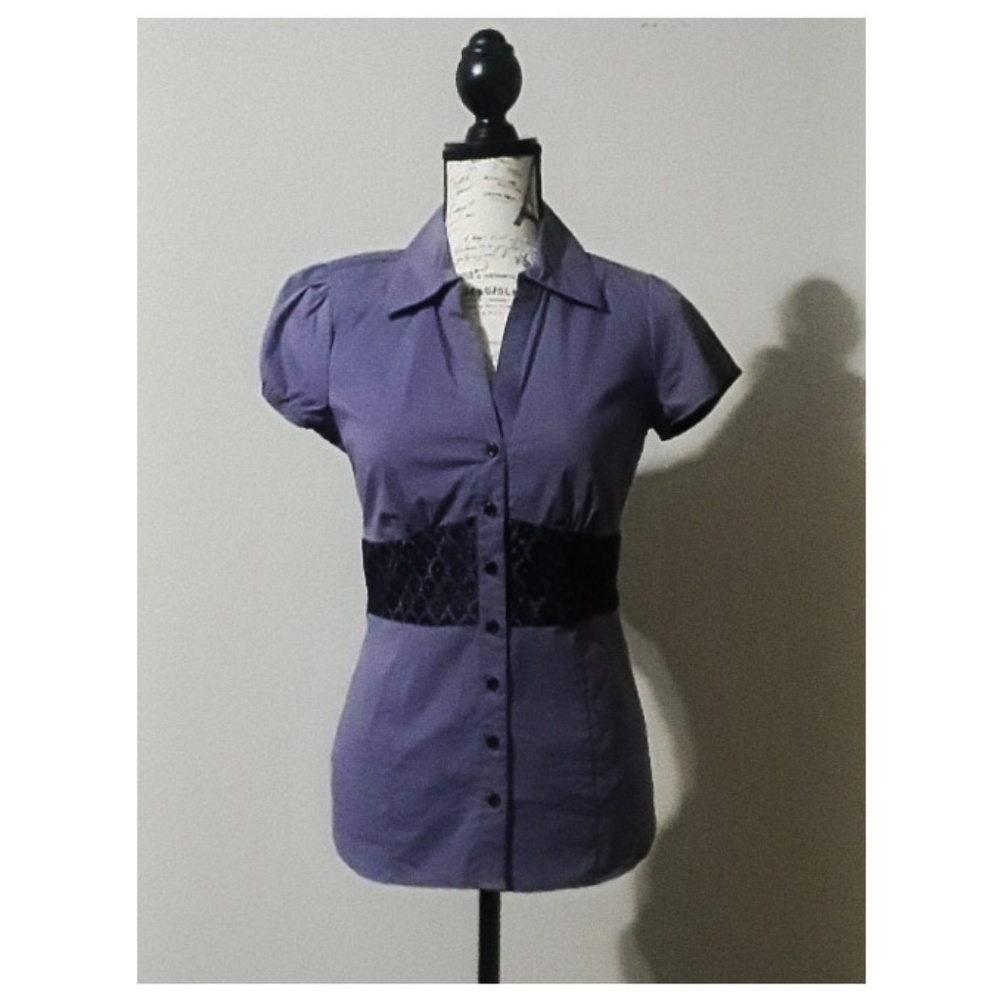 Purple Collared Shirt